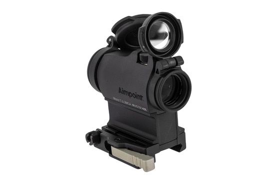2 MOA red dot optic with mount, black.